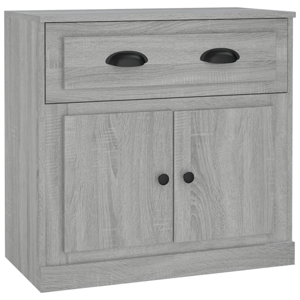 skænk 70x35,5x67,5 cm konstrueret træ grå sonoma-eg