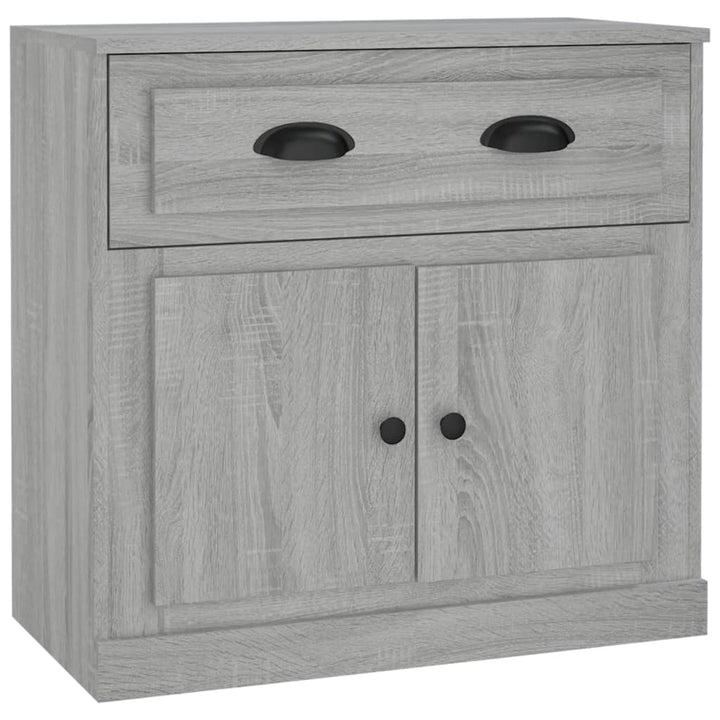 skænk 70x35,5x67,5 cm konstrueret træ grå sonoma-eg