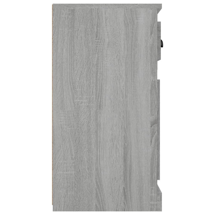 skænk 70x35,5x67,5 cm konstrueret træ grå sonoma-eg