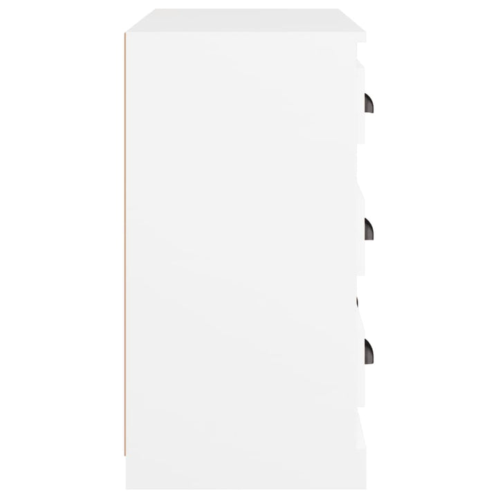 skænk 70x35,5x67,5 cm konstrueret træ hvid