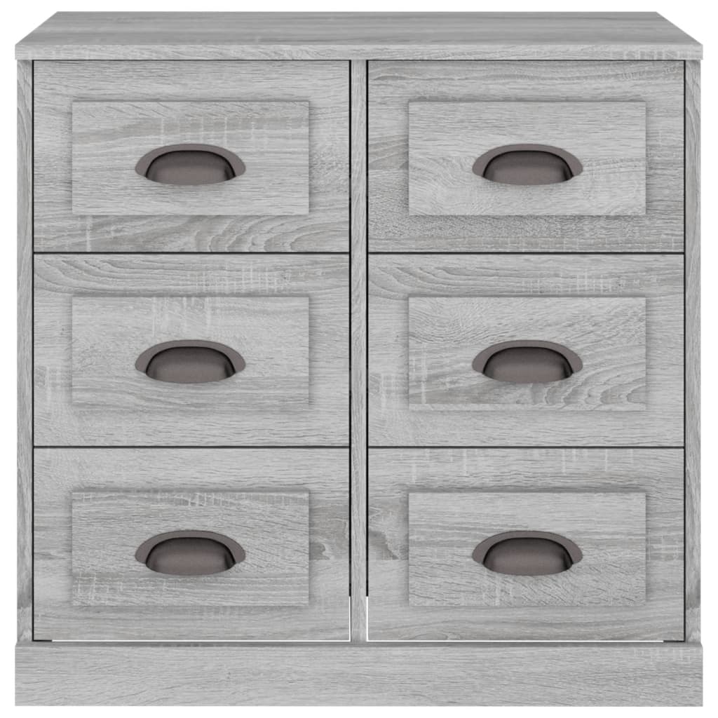 skænk 70x35,5x67,5 cm konstrueret træ grå sonoma-eg