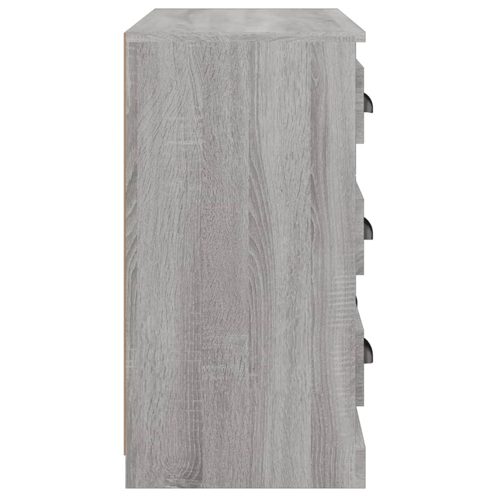 skænk 70x35,5x67,5 cm konstrueret træ grå sonoma-eg