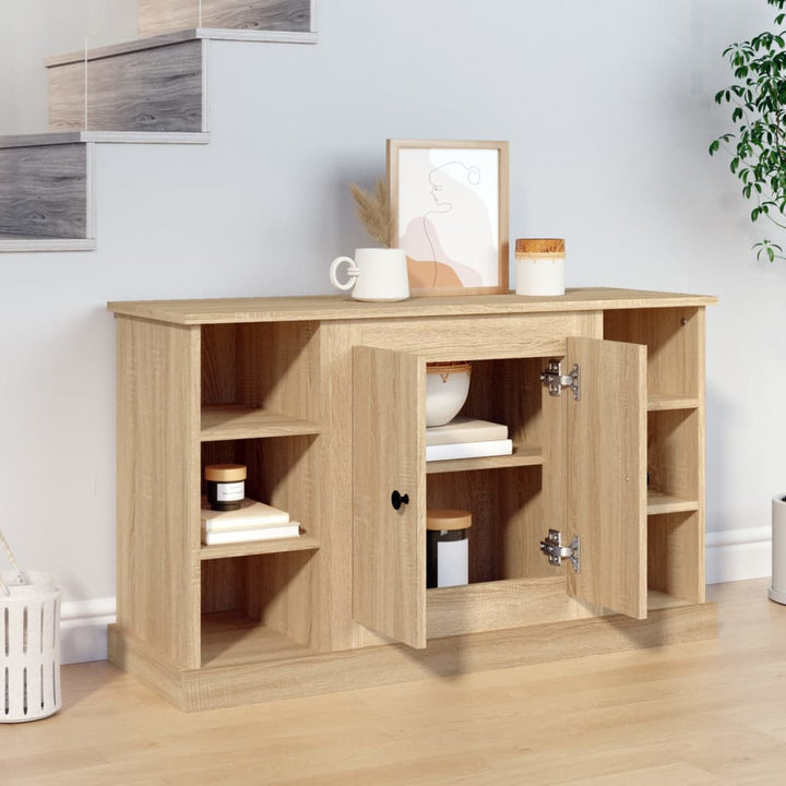 skænk 100x35,5x60 cm konstrueret træ sonoma-eg