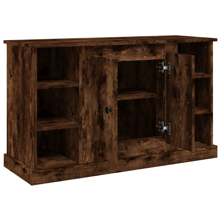 skænk 100x35,5x60 cm konstrueret træ røget egetræsfarve
