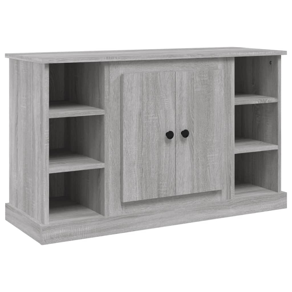 skænk 100x35,5x60 cm konstrueret træ grå sonoma-eg