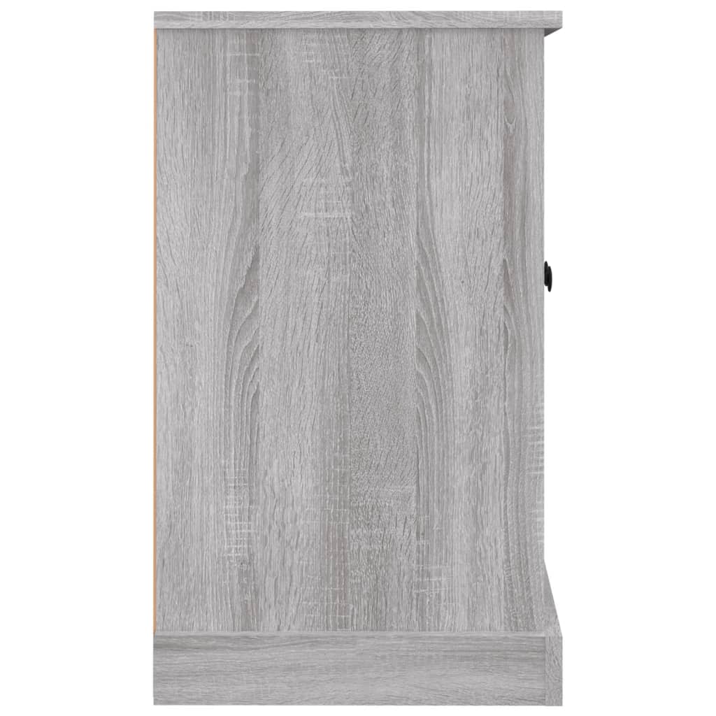 skænk 100x35,5x60 cm konstrueret træ grå sonoma-eg