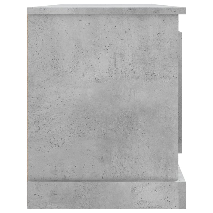 tv-bord 100x35,5x45 cm konstrueret træ betongrå