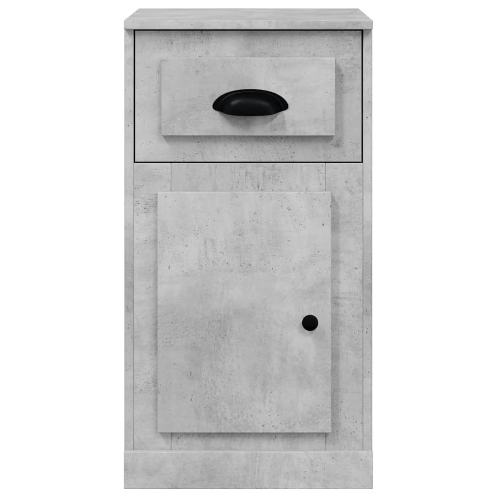 skuffeskab 40x50x75 cm konstrueret træ betongrå