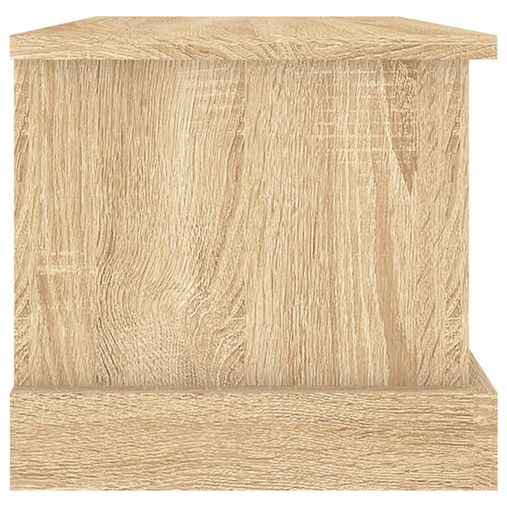opbevaringskasse sonoma eg 50x30x28 cm konstrueret træ