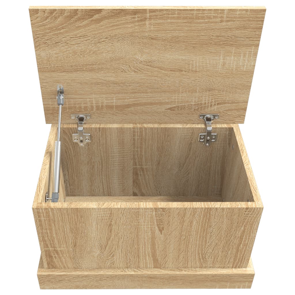 opbevaringskasse sonoma eg 50x30x28 cm konstrueret træ