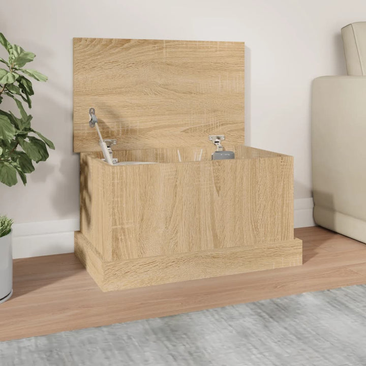 opbevaringskasse sonoma eg 50x30x28 cm konstrueret træ