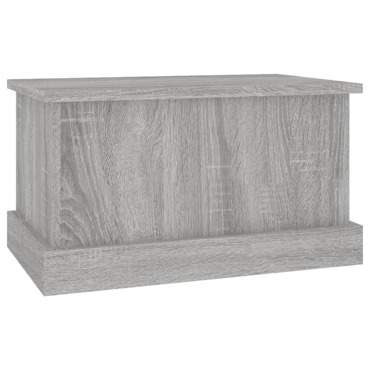opbevaringskasse 50x30x28 cm konstrueret træ grå sonoma-eg