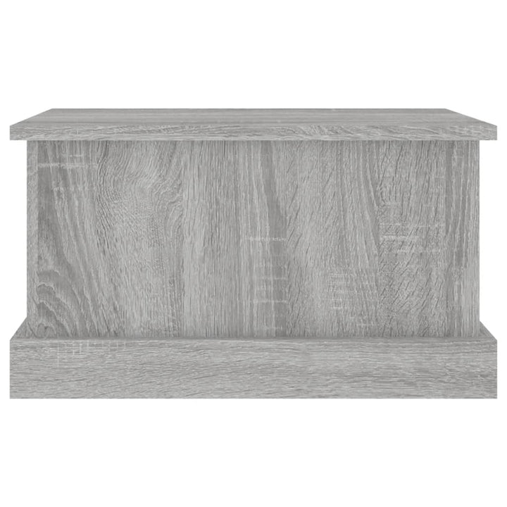 opbevaringskasse 50x30x28 cm konstrueret træ grå sonoma-eg