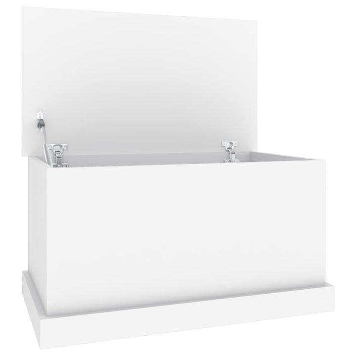 opbevaringskasse hvid 70x40x38 cm konstrueret træ