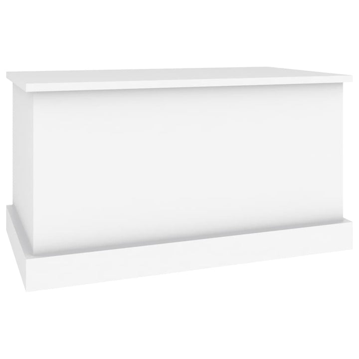 opbevaringskasse hvid 70x40x38 cm konstrueret træ