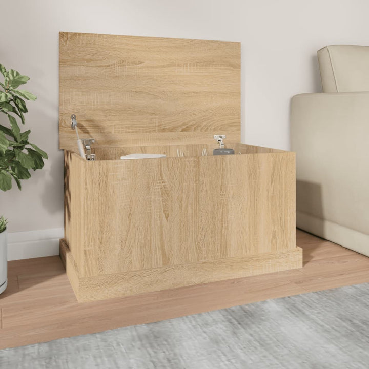 opbevaringskasse sonoma eg 70x40x38 cm konstrueret træ