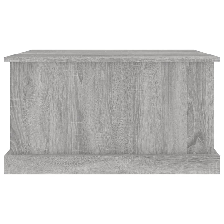 opbevaringskasse 70x40x38 cm konstrueret træ grå sonoma-eg