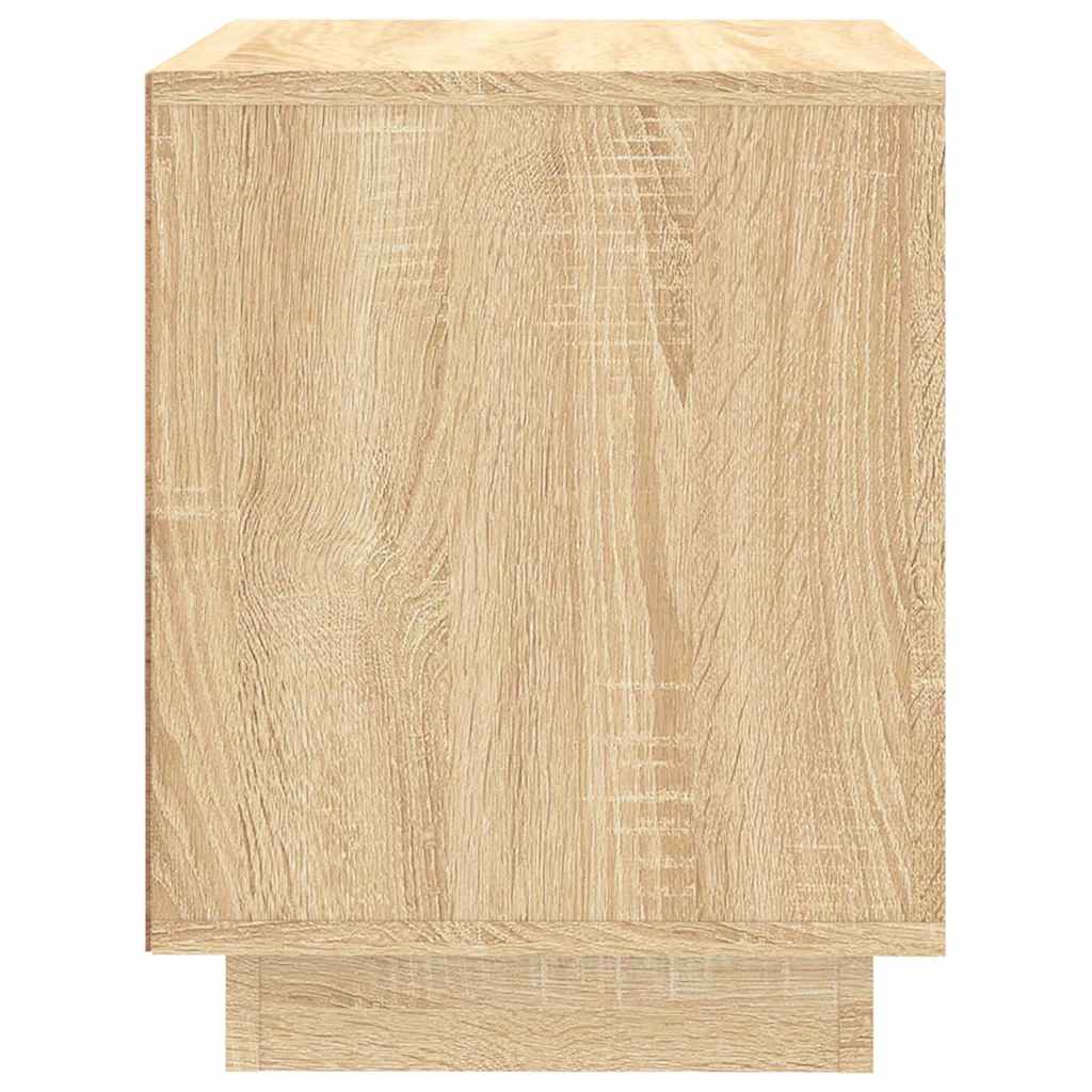 sengeborde 2 stk. 44x35x45 cm konstrueret træ sonoma-eg
