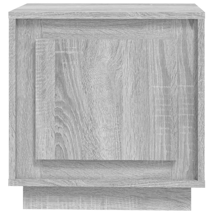 sengebord 44x35x45 cm konstrueret træ grå sonoma-eg