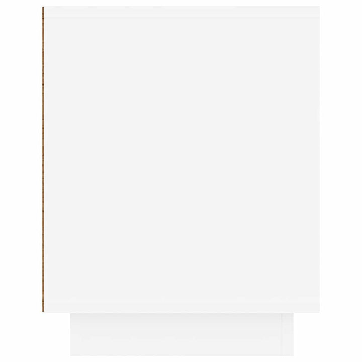 tv-bord 80x35x45 cm konstrueret træ hvid