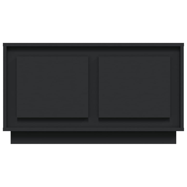 tv-bord 80x35x45 cm konstrueret træ sort