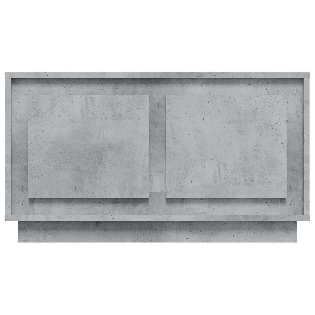tv-bord 80x35x45 cm konstrueret træ betongrå