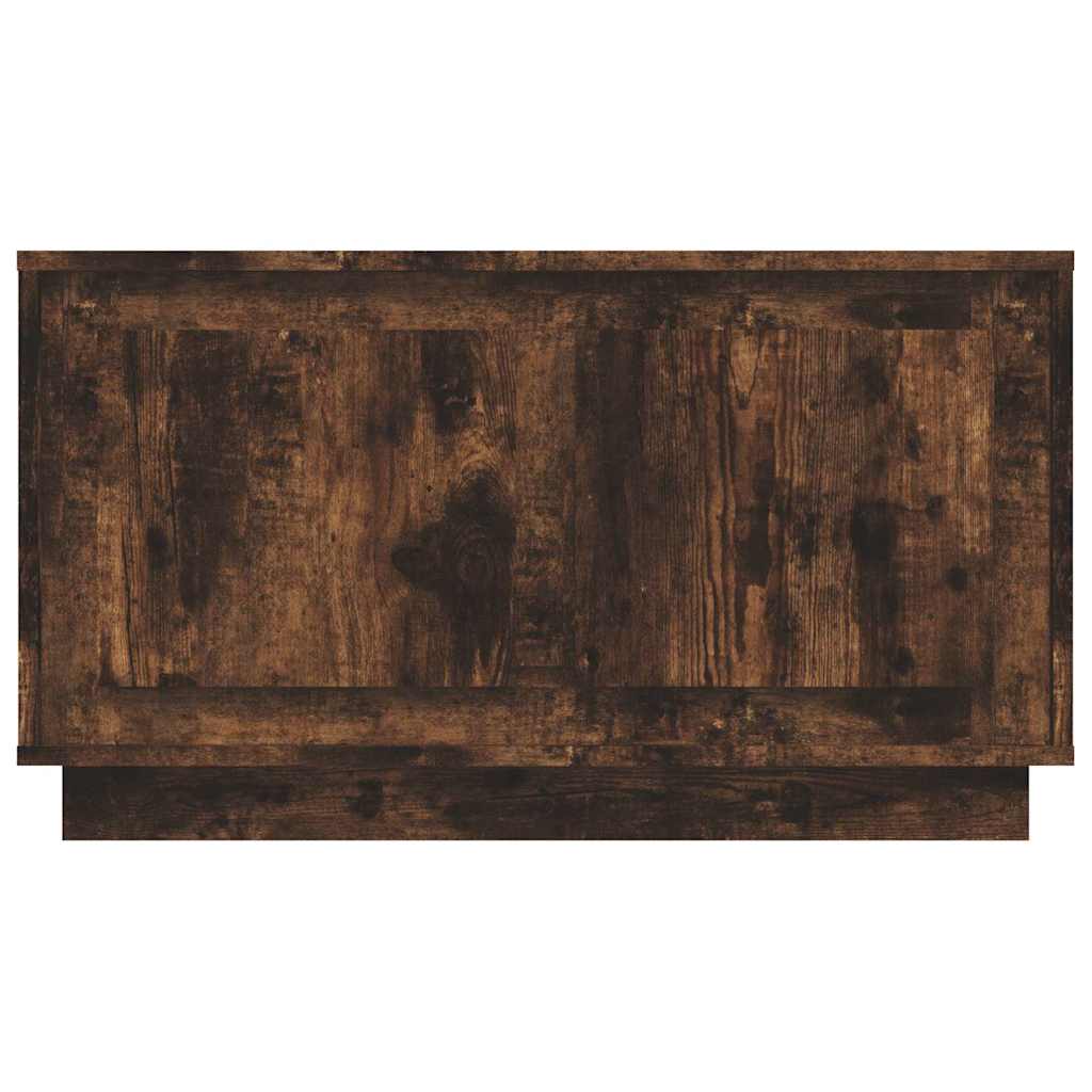 tv-bord 80x35x45 cm konstrueret træ røget egetræsfarve
