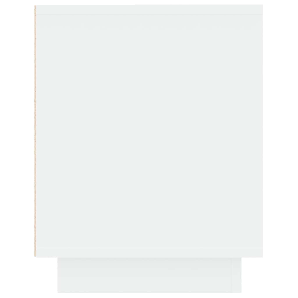 tv-bord 102x35x45 cm konstrueret træ hvid