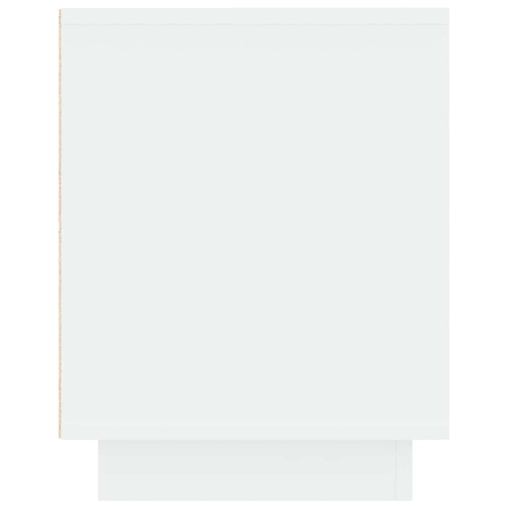 tv-bord 102x35x45 cm konstrueret træ hvid