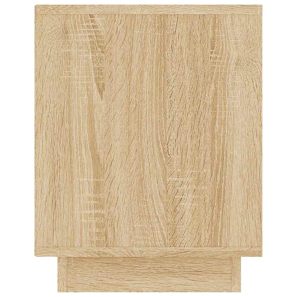 tv-bord 102x35x45 cm konstrueret træ sonoma-eg