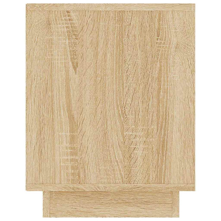tv-bord 102x35x45 cm konstrueret træ sonoma-eg