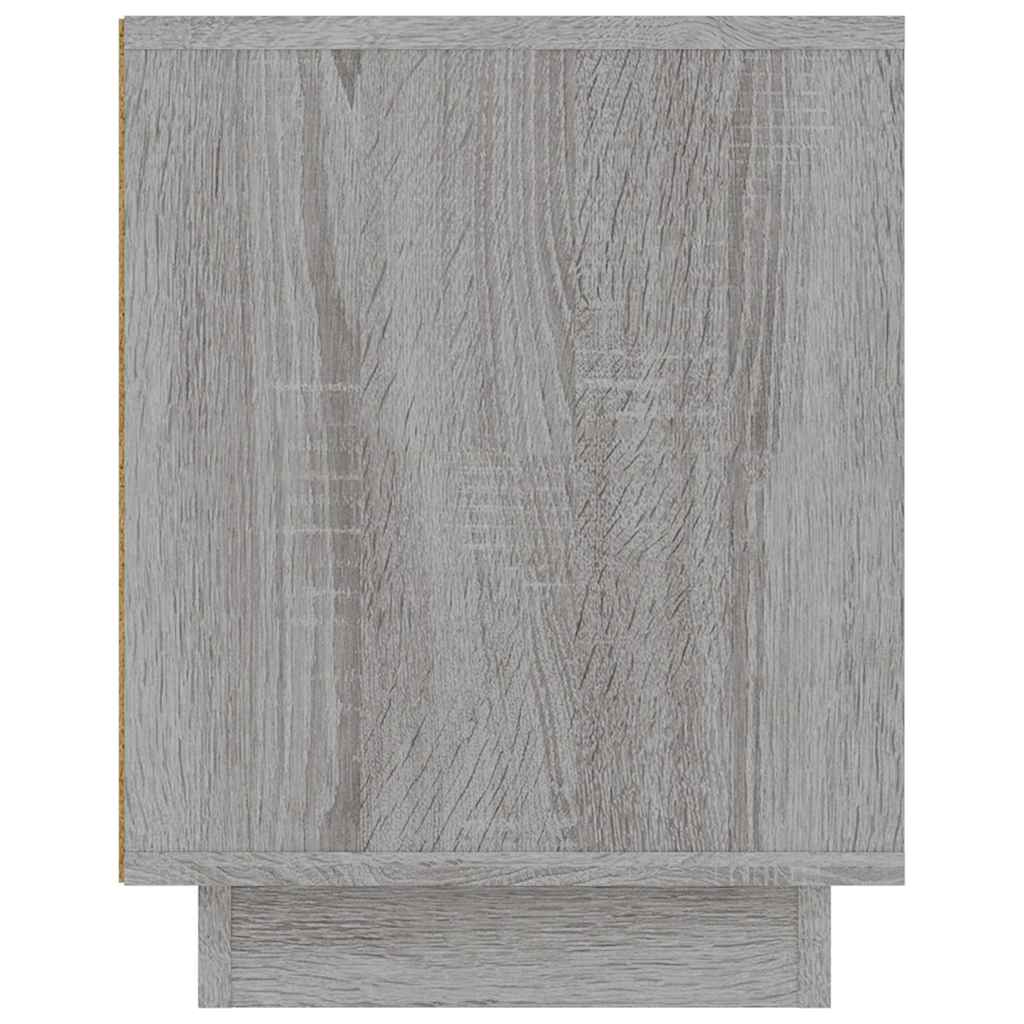 tv-bord 102x35x45 cm konstrueret træ grå sonoma-eg