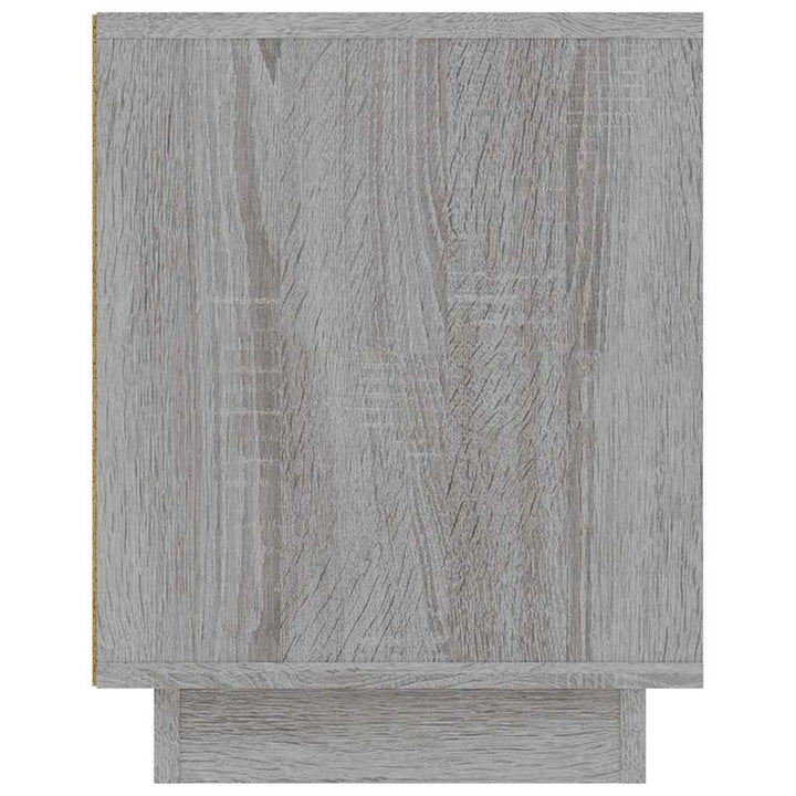 tv-bord 102x35x45 cm konstrueret træ grå sonoma-eg