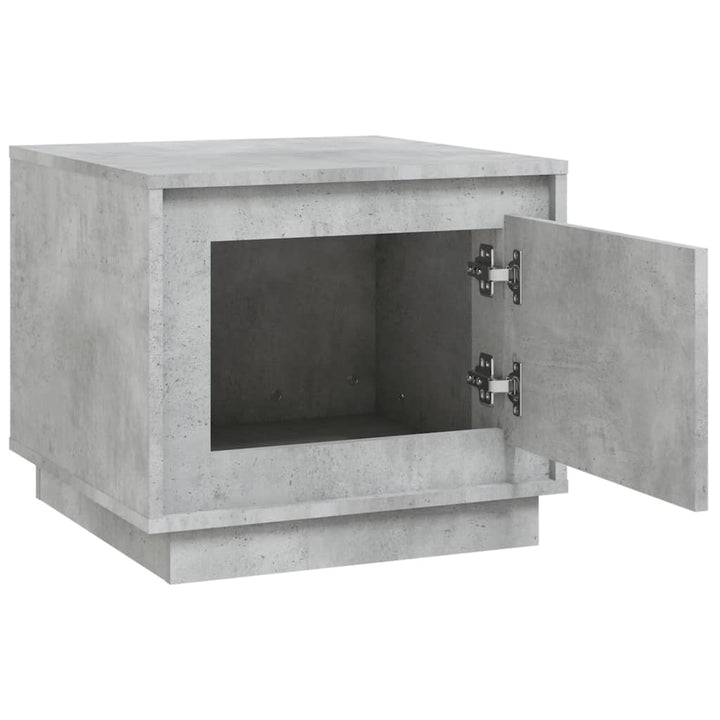 sofabord 51x50x44 cm konstrueret træ betongrå