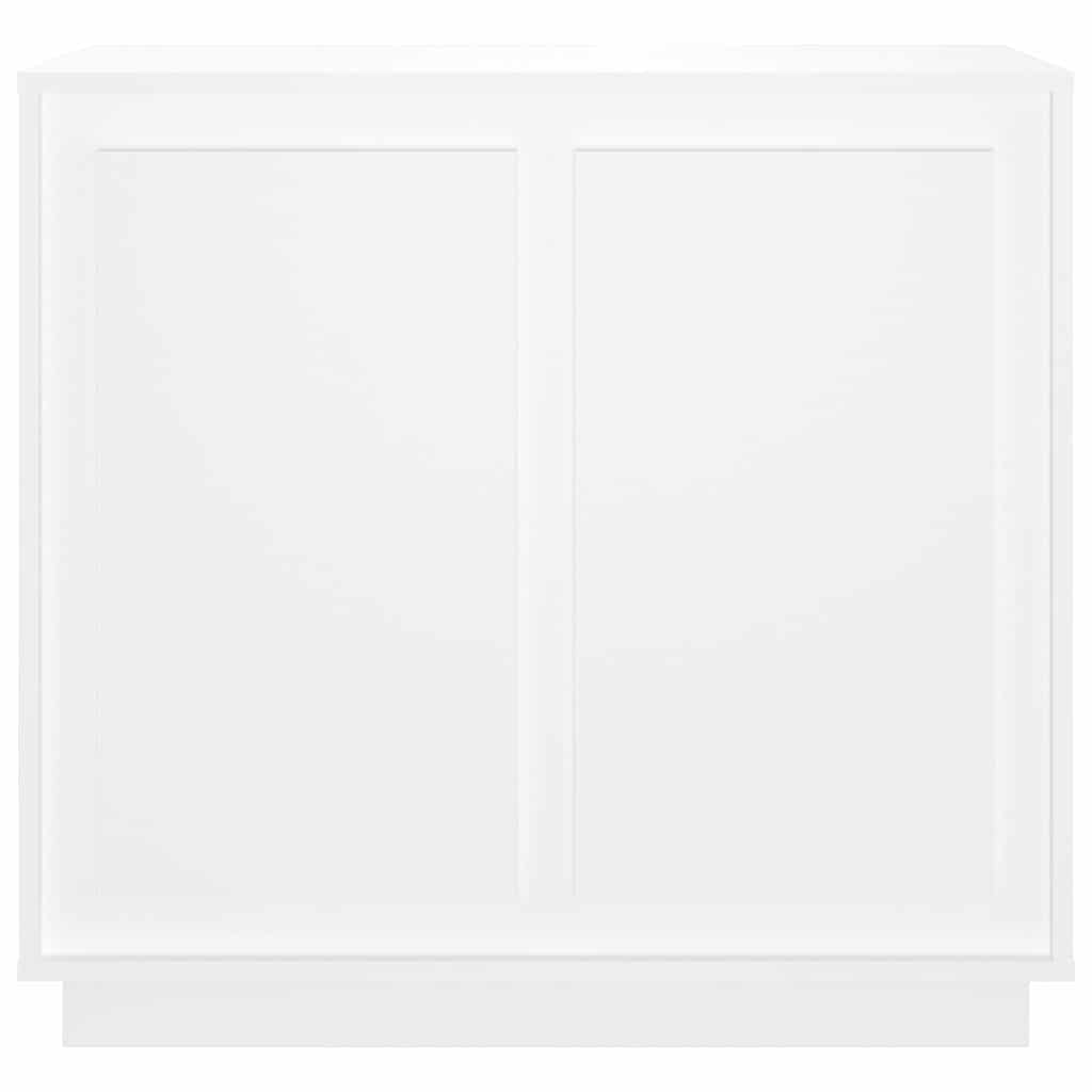 skænk 80x34x75 cm konstrueret træ hvid