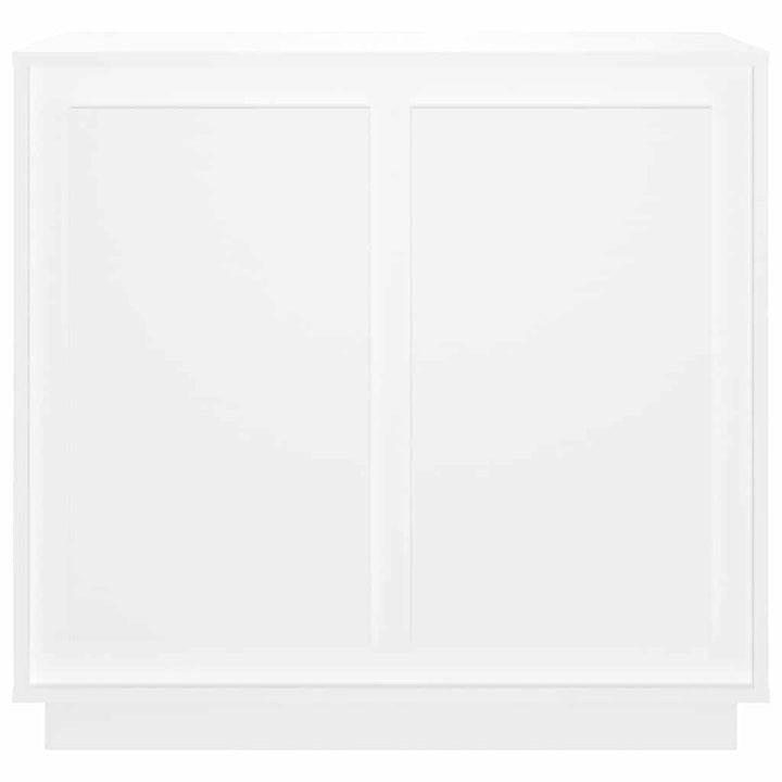 skænk 80x34x75 cm konstrueret træ hvid