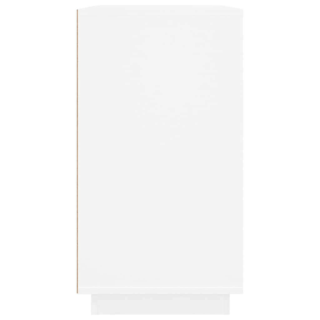 skænk 80x34x75 cm konstrueret træ hvid