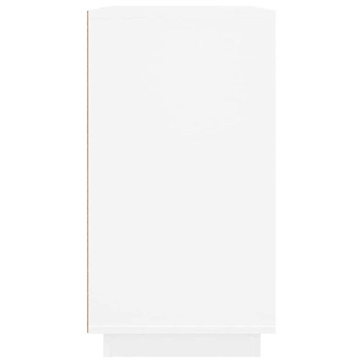 skænk 80x34x75 cm konstrueret træ hvid