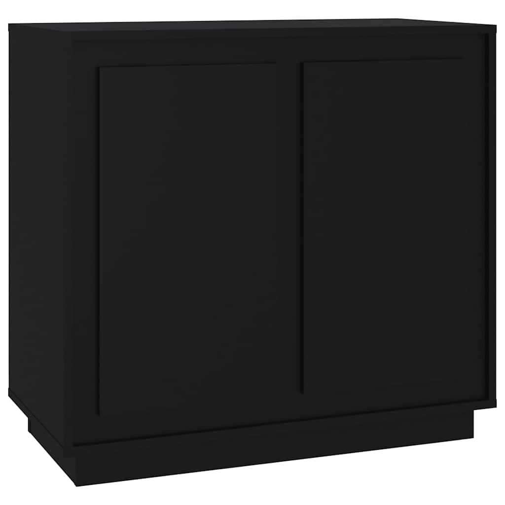 skænk 80x34x75 cm konstrueret træ sort