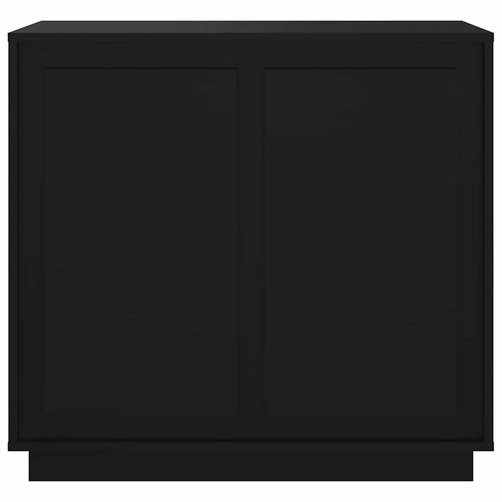 skænk 80x34x75 cm konstrueret træ sort