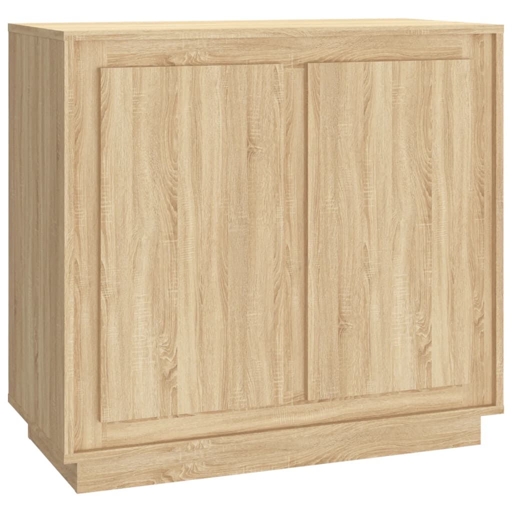 skænk 80x34x75 cm konstrueret træ sonoma-eg