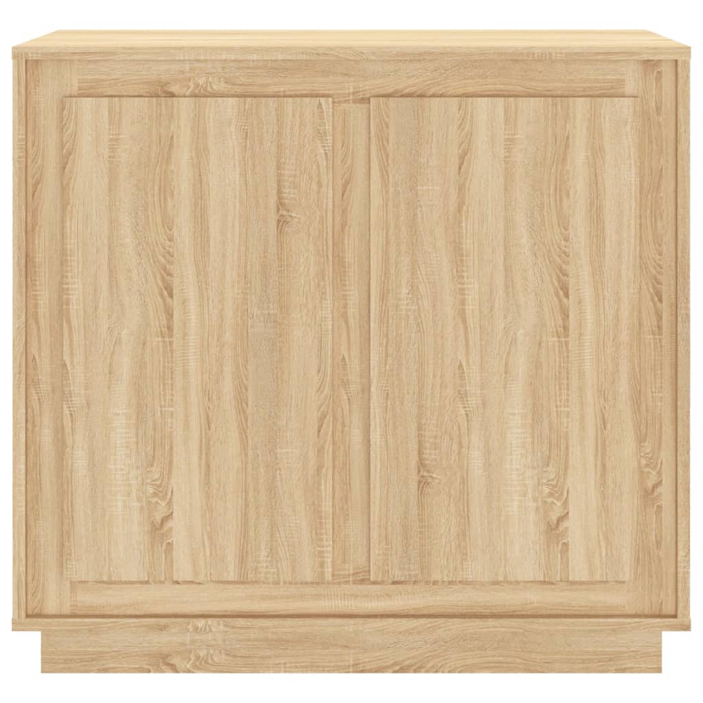 skænk 80x34x75 cm konstrueret træ sonoma-eg