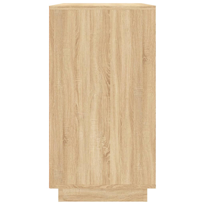 skænk 80x34x75 cm konstrueret træ sonoma-eg