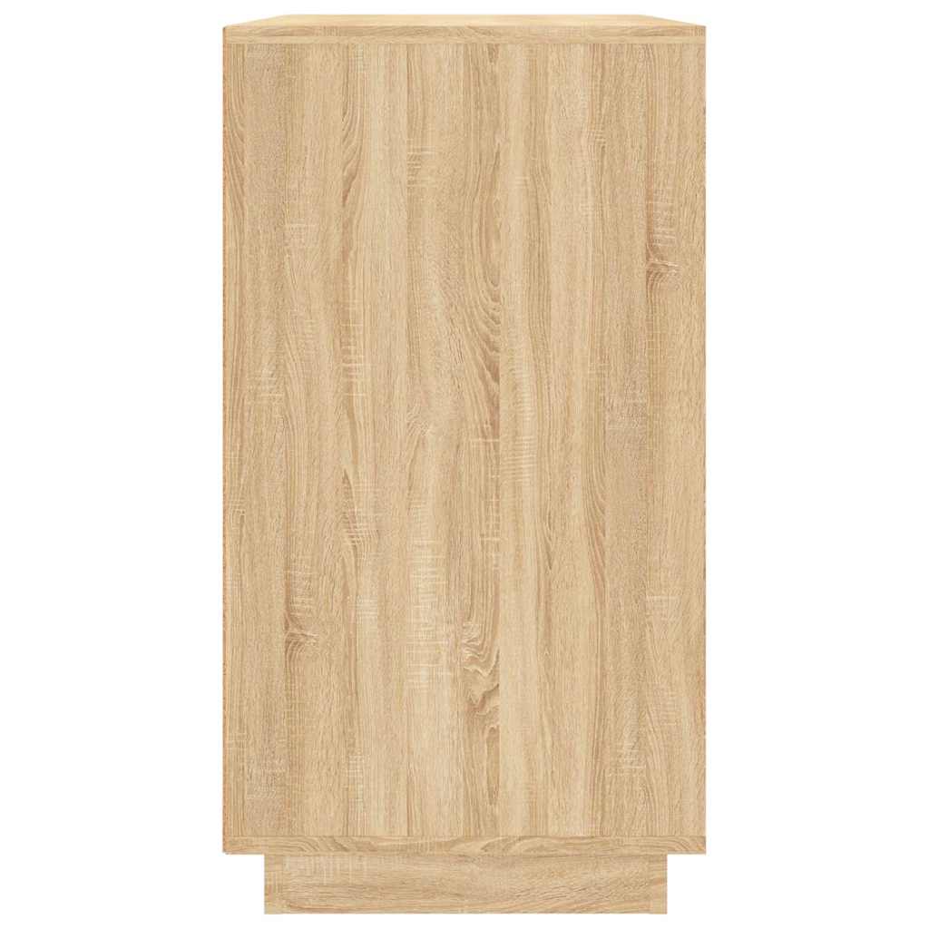 skænk 80x34x75 cm konstrueret træ sonoma-eg