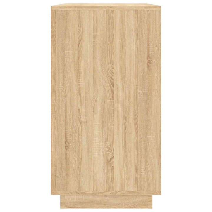 skænk 80x34x75 cm konstrueret træ sonoma-eg