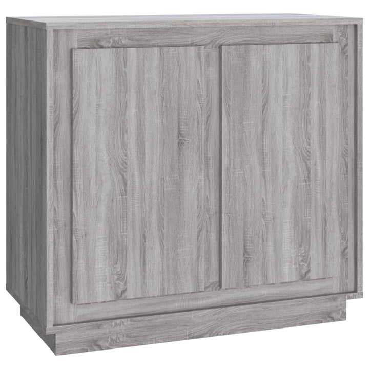 skænk 80x34x75 cm konstrueret træ grå sonoma-eg