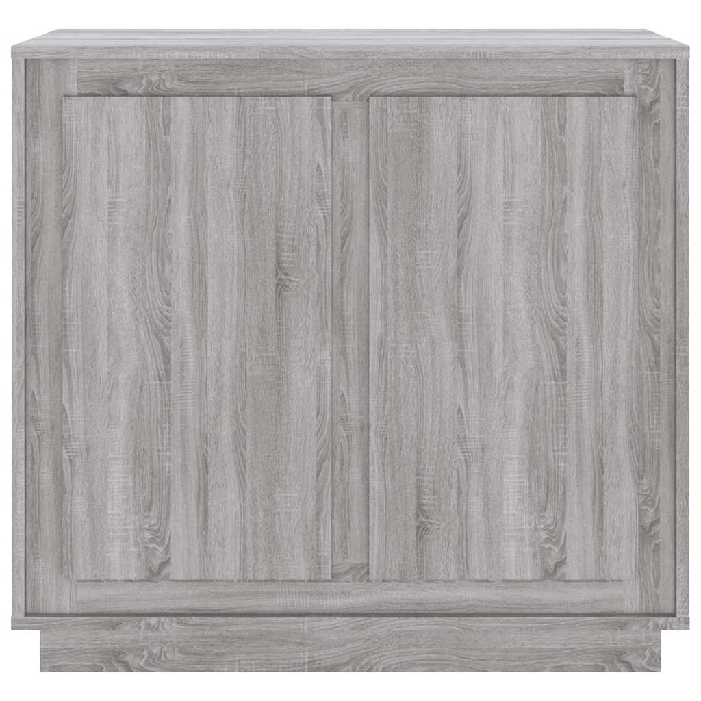 skænk 80x34x75 cm konstrueret træ grå sonoma-eg