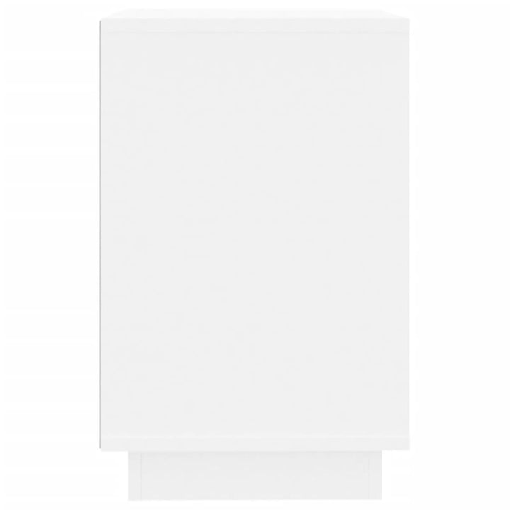 skænk 102x35x60 cm konstrueret træ hvid