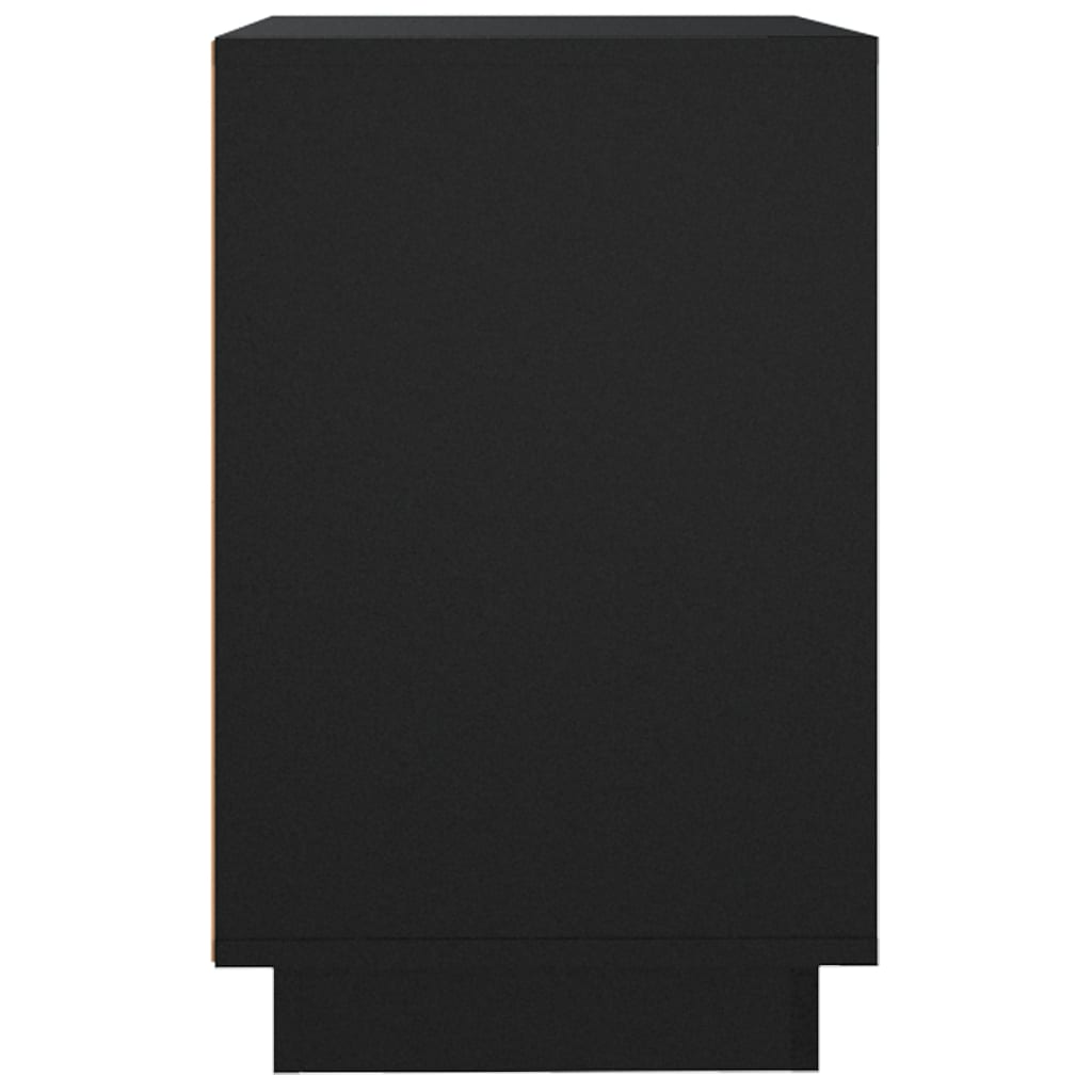 skænk 102x35x60 cm konstrueret træ sort