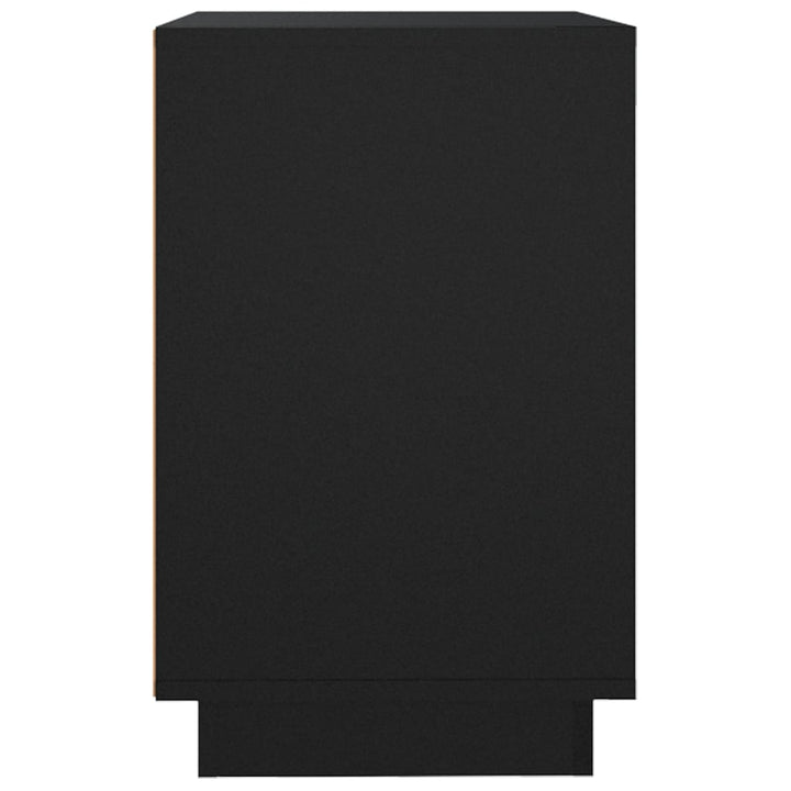 skænk 102x35x60 cm konstrueret træ sort
